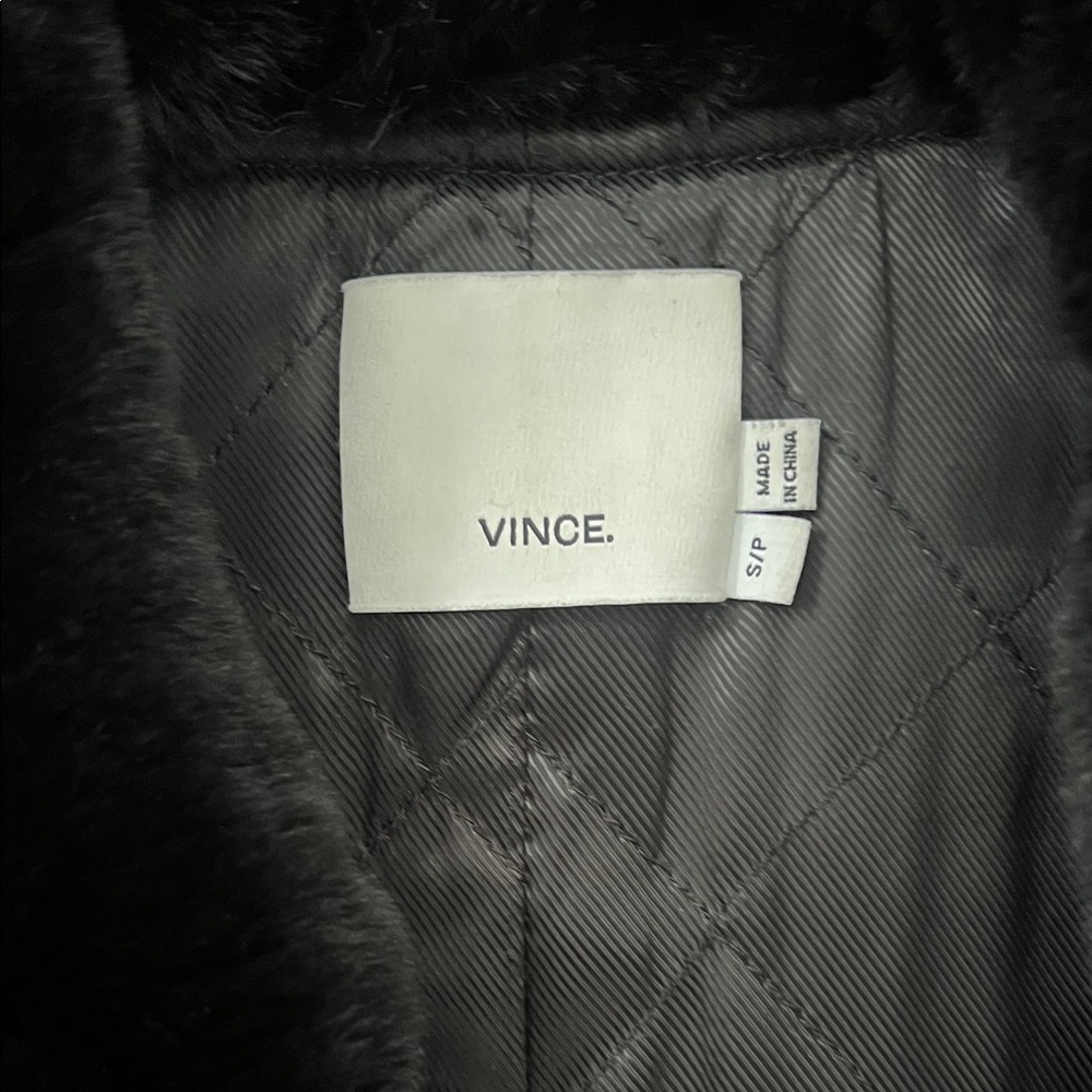Vince Women's Black Teddy Jacket